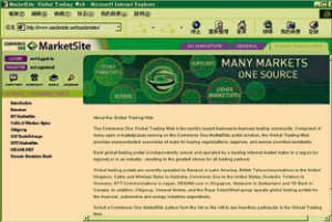 《圖一 Commerce One Global Trading Web》