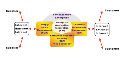 《圖一 The Extended Enterprise》