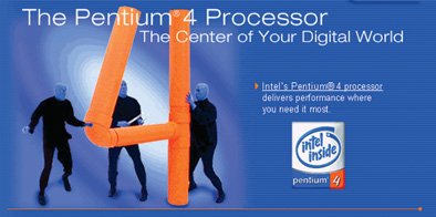 《圖一 Pentium 4得核心為全新設計的架構》