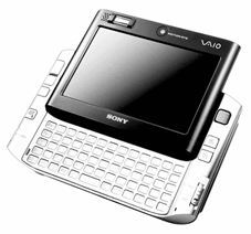 《圖五 Sony的VAIO UX系列雖未與Microsoft呼應,但就體積尺寸、作業系統等方面而言也與UMPC無有差異。》