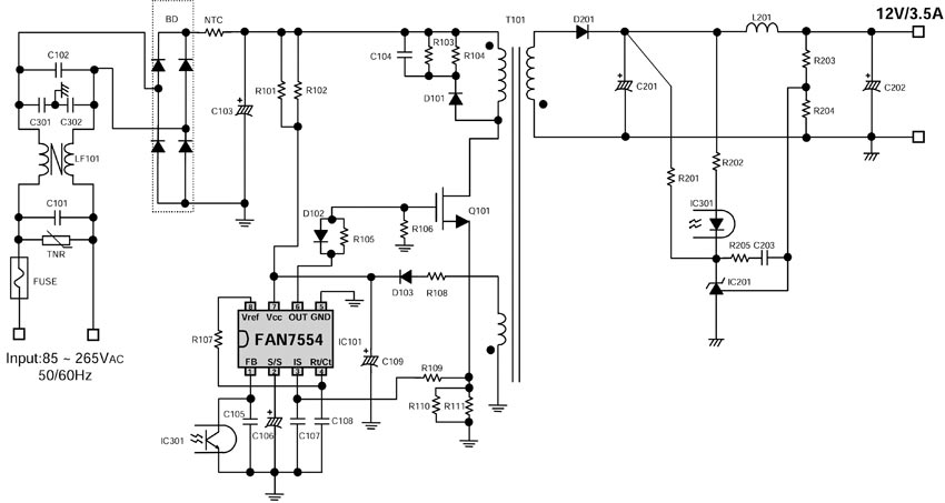 《圖二 採用分離式MOSFET 和 PWM控制器的傳統設計》 - BigPic:850x453