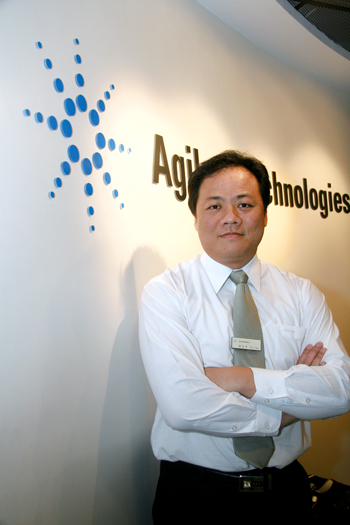 《圖十三 Agilent 電子量測事業群行銷處市場專案經理徐正平》