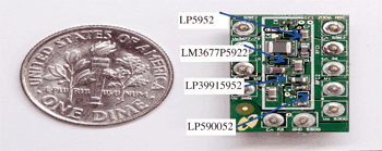 《圖五 DVB-H 模組的65mm2 供電解決方案》