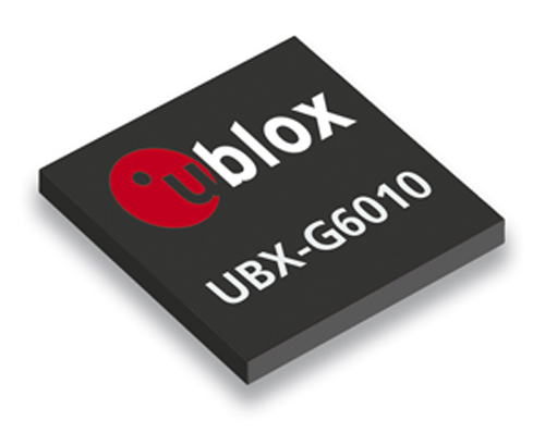 《圖一 u-blox 6晶片圖(圖片來源:u-blox)》