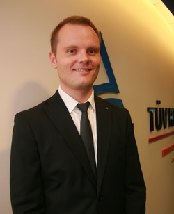 《圖一　台灣德國萊因太陽能光電服務能源及環境科技副理Robert Struwe》