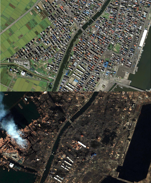 《圖一 受創的東北地區是許多汽車零組件的生產基地,豐田、本田、日產及鈴木等汽車公司在此都有生產工廠。》