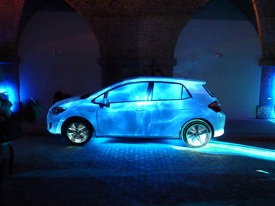 圖二 : 車展中常見的3D Projection Mapping效果