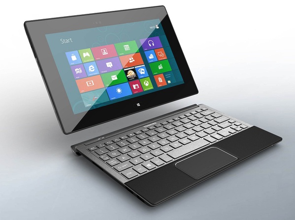 圖四 : Toshiba在今年Computex推出採用TI ARM核心處理器的Windows RT平板概念機,不過,最新消息指出,此產品的上市規劃將會延後,市場猜測與Surface的推出可能有關。Source:Toshiba