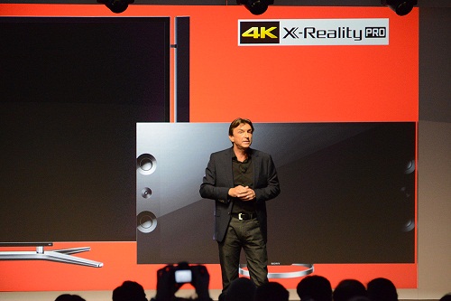 圖二 : Sony 84吋4K電視,擁有獨家4K影像處理,效果驚人(Source: CES官網)