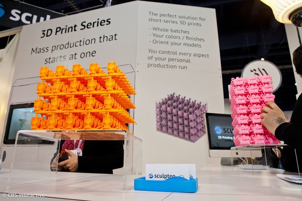 圖三 : 今年的CES,3D列印已經成為此次展出的主題之一,(Source:ces.cnet.com)