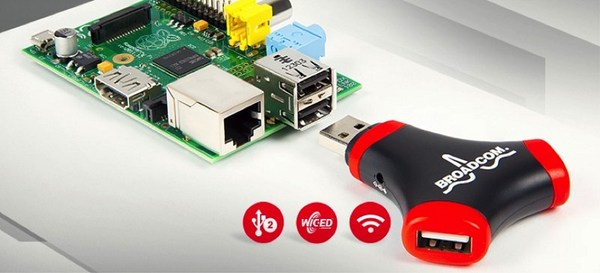 圖4 : 看好Raspberry Pi發展,Broadcom推專屬Wi-Fi擴充板。