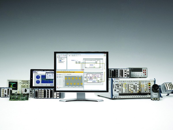 圖二 : 不光是PXI,NI能透過LabVIEW,將其他產品線串連,形成特有的競爭優勢。(Source:NI)