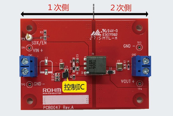 圖4 : 評估機板「BD7F100HFN-EVK-001」