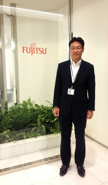 圖一 : 日本富士通Public Sector & Regional Sales Group Global business Division Director笠間慶文希望,未來可將富士通的國土監測技術應用於台灣,降低因天災帶來的損失。(照片/富士通提供)