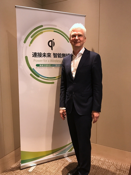 圖一 : WPC主席Menno Treffers表示,無線充電在技術面上並沒有任何問題,目前最需要的就是多一點導入時間。