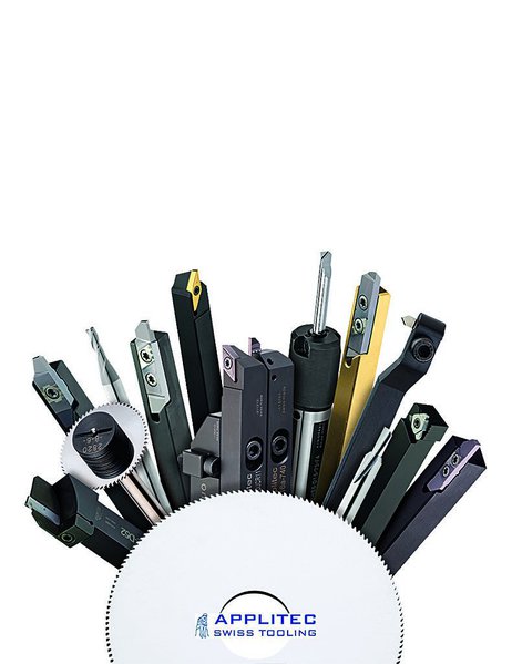 圖5 : 外徑加工應用俱全,對微鋼工件車削極為適合, 難加工材料的加工特性更獨具特色,充分表現瑞士刀具無所不能的優點。(富達興提供)