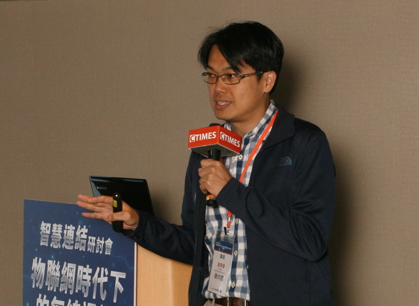 圖七 : 資策會系統所前瞻行動通訊系統中心簡均哲博士