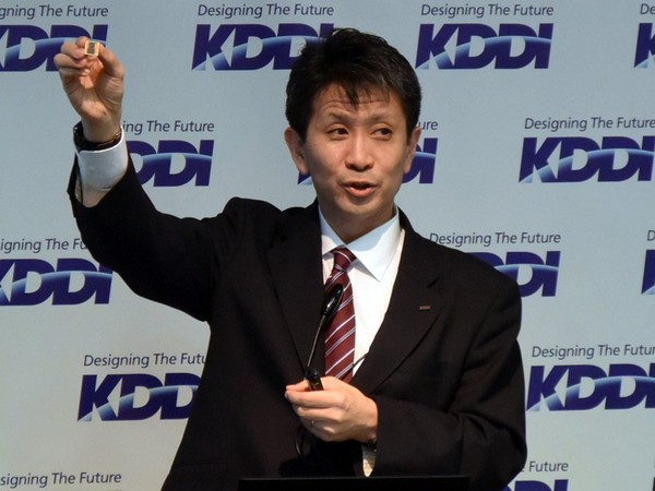圖6 : KDDI將LPWA模組面積縮小成日幣的1圓硬幣大小(source:KDDI)
