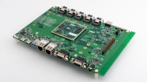 圖2 : 此評估板展示i.MX 8M Plus SoC各種可用埠用於將連接到現有設備。(source:NXP)