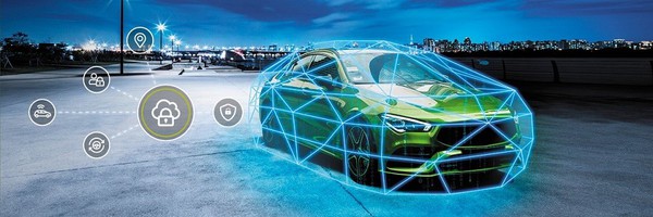 圖1 : 互聯汽車可以支援新服務和提高道路安全,帶來新體驗,但卻也出現新的網路安全挑戰。