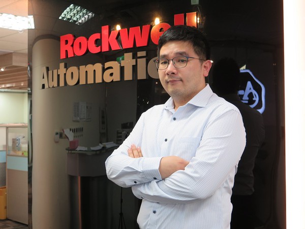 圖一 : 台灣洛克威爾智慧製造應用發展經理王展帆(攝影/王岫晨)