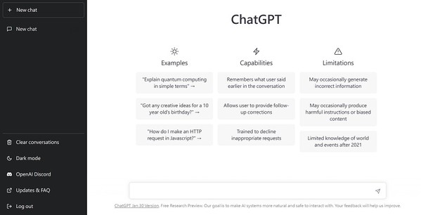 圖四 : AI聊天機器人ChatGPT在全球掀起風潮。(Source:OpenAI)