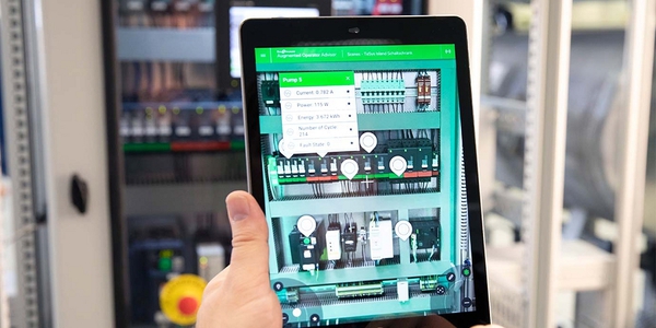 圖1 : 施耐德EcoStruxure工業擴增實境顧問。(source:Schneider Electric)