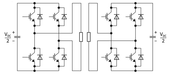 圖八 : DAB轉換器執行降壓,並在輸入和輸出之間提供電流隔離。(source:Infineon Technologies)