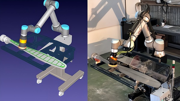 圖三 : RoboDK機器人離線編程及模擬規劃服務,則強調可在生產環境之外,直接從對機器人編程,避免因此導致生產停機時間(source: RoboDK)