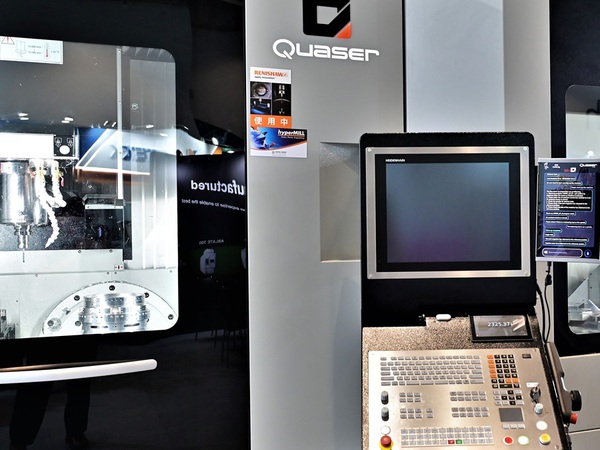 圖二 : 百德機械則預計在今年TIMTOS展出新版Mr.Q功能,擴大於不同品牌的CNC控制器應用,協助單機使用者操作生產、故障排除。(攝影:陳念舜)