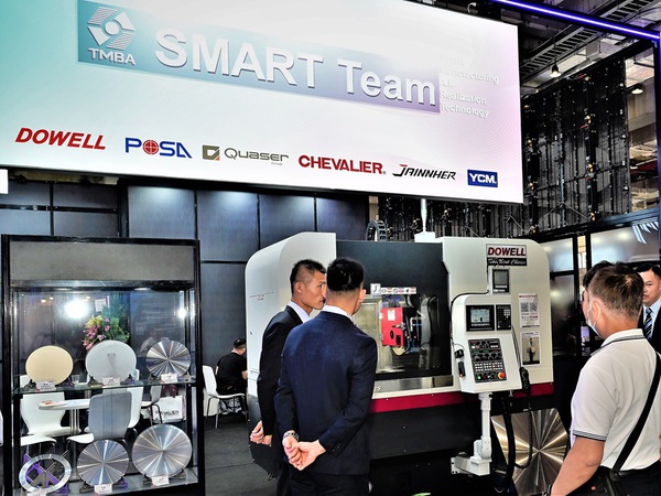 圖三 : 2024年由TMBA主導組成「TMBA SMART TEAM」首度進軍SEMICON Taiwan,以「產業生態系」的概念,半導體設備業所需解決方案。