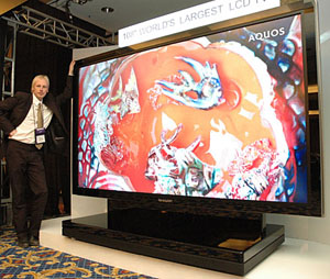 Sharp108吋液晶电视(Source:www.news.ccidnet.com)