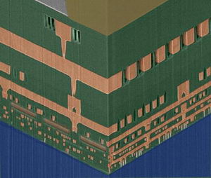 IBM称为Self Assembling的真空绝缘芯片制材(Source:IBM)