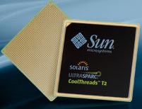 UltraSPARC T2以65奈米制程,具备8个独立核心,每个核心可处理8个线程