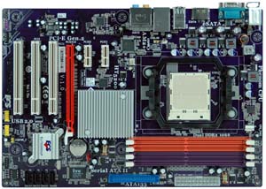 精英计算机发表的最新AMD平台的A770M-A主板(来源:厂商)