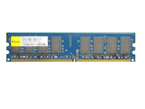 廣穎電通推出獨家代理之南亞Elixir DDR2 800 Unbuffered DIMM 2GB高容量記憶體模組(來源:廠商)