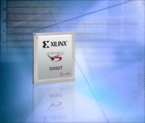 赛灵思的全系列 Virtex-5 SXT 组件已进入量产阶段(来源:厂商)