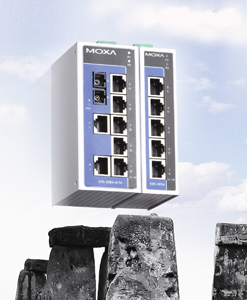 Moxa非管理型以太网络交换器EDS-200A