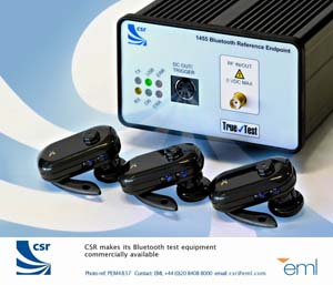 CSR Bluetooth Reference Endpoint測試儀具攜帶便利、精確和成本效益等優勢。(來源:廠商)