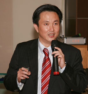 圖為台灣英飛凌副總裁暨執行董事汪福波。(Source:HDC)