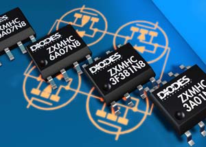 Diodes新型MOSFET H橋元件,實現DC散熱扇和反相器設計。