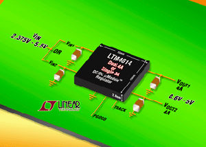 Linear推出表面黏著封裝雙組降壓µModule穩壓器 BigPic:315x225