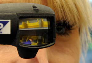 德國漢諾威CeBIT大展上3D顯示技術應用正在熱鬧滾滾。(Source:CeBIT)
