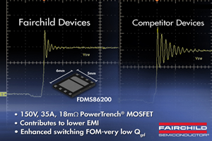 快捷推出150V低RDS MOSFET元件