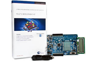 Cypress延伸 PSoC® 3 可编程系统单芯片架构,推出新款开发工具包与新版软件。