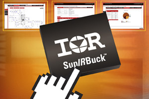 IR為SupIRBuck整合式負載點穩壓器系列,擴充線上設計工具,包含高壓(27 V)元件、15 A的電流額定值。