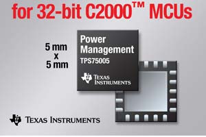 TI推出TI C2000即時控制32位元微處理器電源管理解決方案,具5%誤差精度,提高電源設計可靠度。