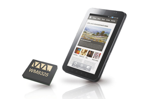 Wolfson推出為平板電腦Freescale i.MX53應用處理器系列而設計的WM8325-00C電源管理IC,具彈性與簡化設計的方案。