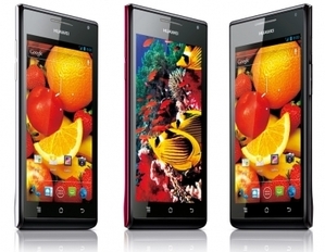 华为在CES发表新手机Ascend P1/P1S,再创新薄度。 BigPic:400x310
