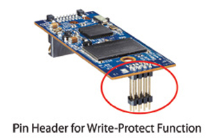 SATA Disk Module 4系列产品采用SLC颗粒,容量范围为2GB 至32GB
